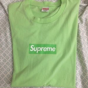 Supreme Green Apple teal Tee